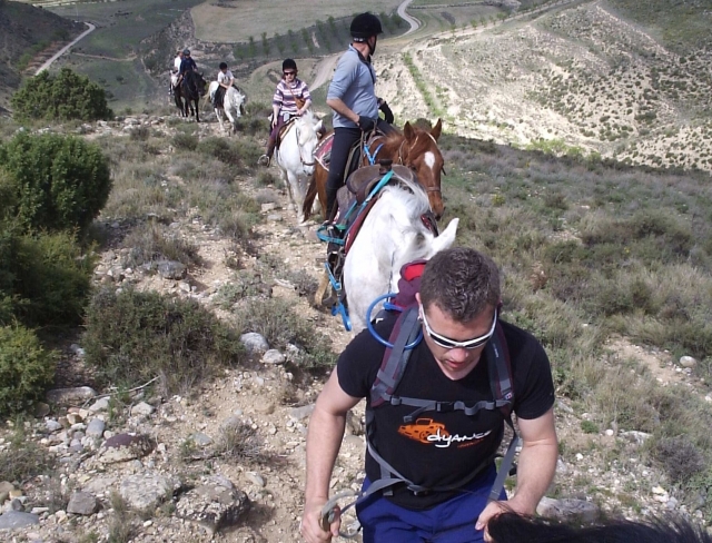 Caminos a caballo y a pie